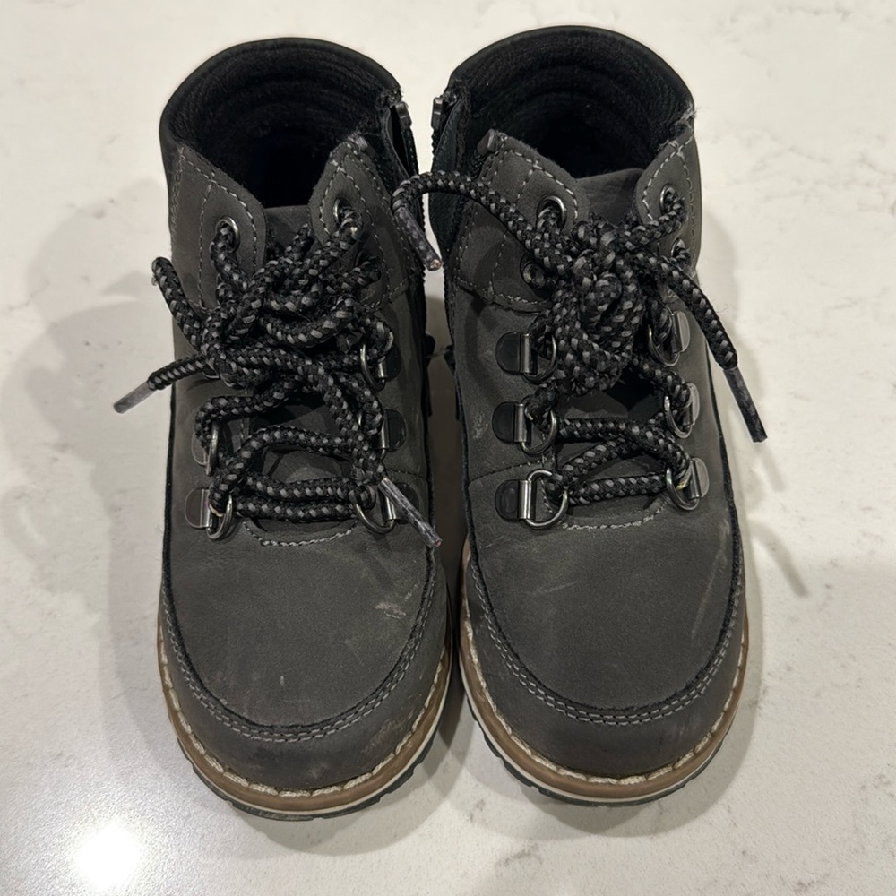 Grey Hiking Boots